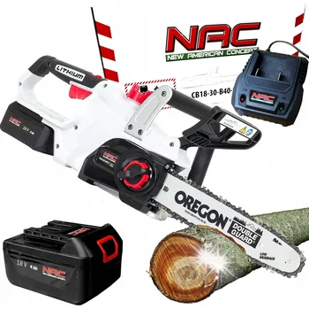 Motorová pila Mini řetězová pila na větve prořezávačka NAC CB18-30-B40-S 30cm 4Ah