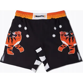 Pánské kraťasy Tréninkové Kraťasy MANTO Tiger's Tail, černé, XL