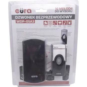 Domovní zvonek Bezdrátový zvonek Eura 50 m 80 dB