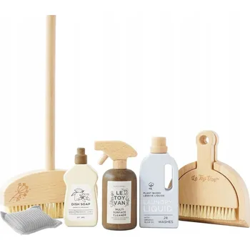 Dřevěná hračka Dřevěná sada na úklid hračka pro děti, hra na role Le Toy Van