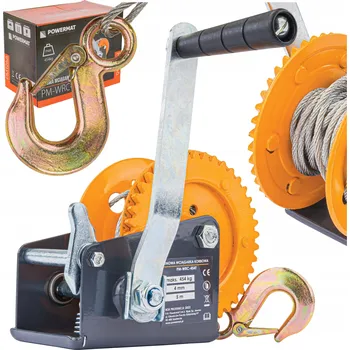 LANOVÝ NAVIJÁK RUČNÍ KLIKOVÝ 454KG 5M NA KLIKU LODĚ PŘÍVĚS