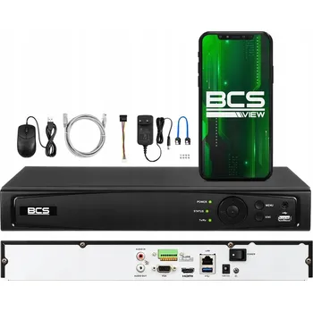 IP kamera IP rekordér 8 kanálů BCS View BCS-V-NVR0801A-4KE až do 8 Mpx H.265 Výkonný