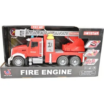 autíčko HASIČI TOYSTAR Hasičské auto s žebříkem, světlem a zvukem