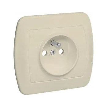 Elektrická zásuvka Elektrická Zásuvka zásuvka Kontakt-simon béžová