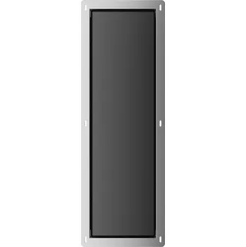 Šatní skříň BALNEO ZÁPUSTNÁ SKŘÍŇKA NA WC ŠTĚTKU LEVÁ ČERNÉ SKLO 68,2x23,2x15 cm