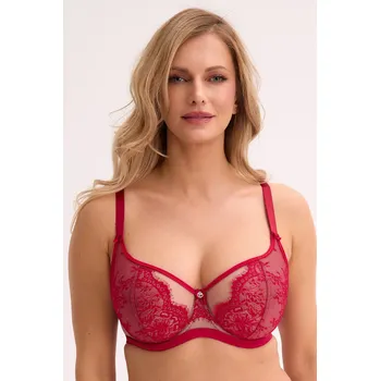 Podprsenka Gaia 1274 Frida barva: červená-mocha 70D