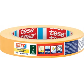 Lepicí páska Maskovací papírová malířská páska Tesa Washi 19 mm x 50 m, oranžová