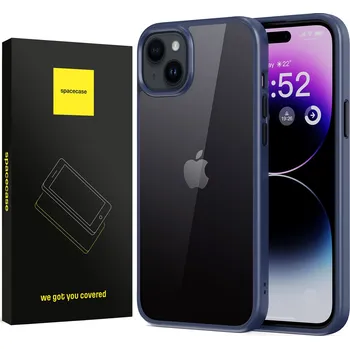 Pouzdro na mobilní telefon Zadní Kryt Spacecase pro Apple iPhone 15 Plus, modrý