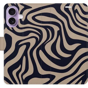 Pouzdro na mobilní telefon Flipové pouzdro iSaprio - Zebra Black 02 - iPhone 17