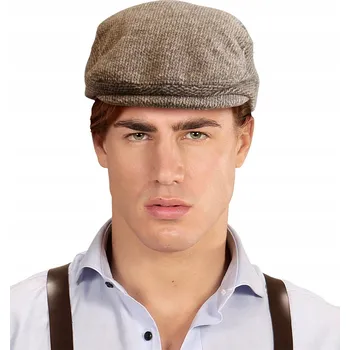 Kšiltovka Čepice retro hnědá, kšiltovka hnědá s kšiltem