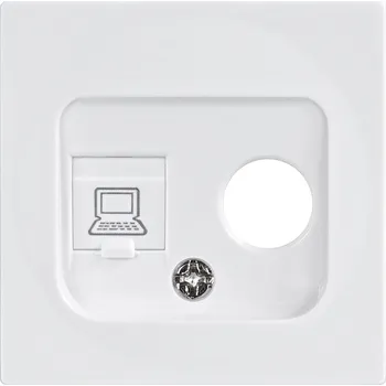 Elektrická zásuvka Anténní, internetová a telefonní zásuvka nástěnná Viplast bílá