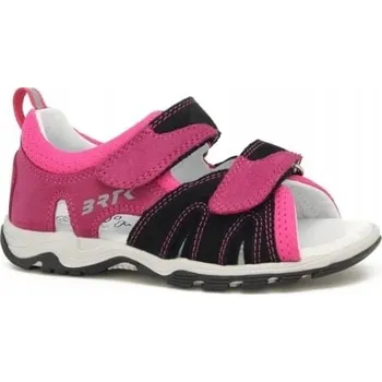 Chlapecké sandály Bartek dětské sandály z přírodní kůže růžové velikost 34