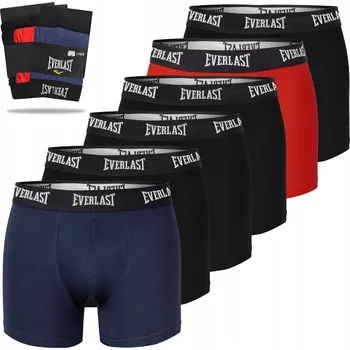 Boxerky Everlast Pánské boxerky bavlněné BM403 6 kusů Velikost L