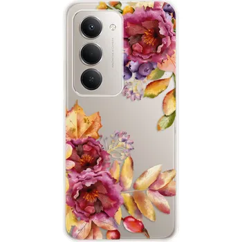 Pouzdro na mobilní telefon Odolné silikonové pouzdro iSaprio - Fall Flowers - Xiaomi Redmi 15 5G