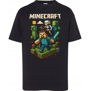 JHK dětské tričko černé bavlna velikost 146/152