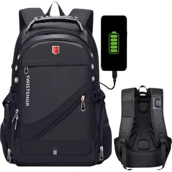 Městský batoh Velký Batoh do práce Tmavě modrý Voděodolný Lehký Bag Street Z95