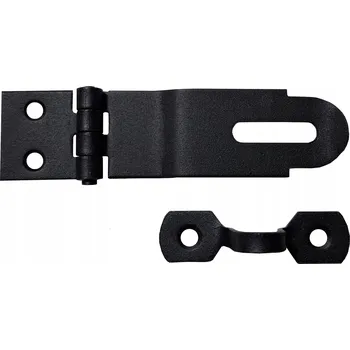 Závora s okem na dveře a branku 25x100 mm, černá