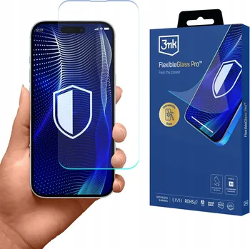 Pouzdro na mobilní telefon Nepraskající ochranné Sklo Hybridní 3MK FlexibleGlass Pro pro iPhone 17 Air