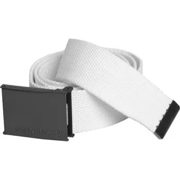 Opasek Opasek textilní Urban Classics Canvas - bílý-šedý, 120