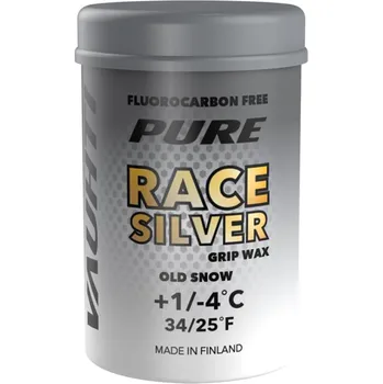 Lyžařský vosk Vauhti PURE RACE Old Snow SILVER 45 g (1 až -4 °C)