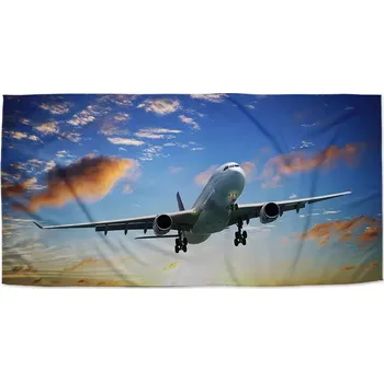Osuška Sablio Ručník Letadlo 2 - 50x100 cm