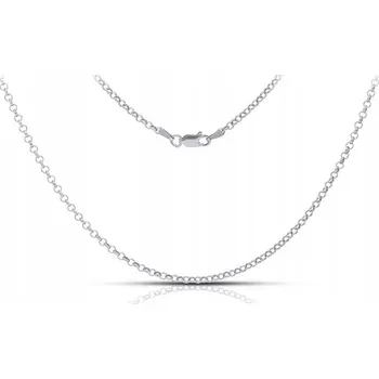 Řetízek Stříbrný řetízek rhodiovaný, vzor rollo