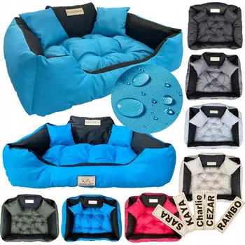 Pelíšek pro psa Pelíšek pro psa kotec KINGDOG 115x95 cm, personalizované, voděodolné nebe