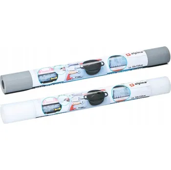 Protiskluzová podložka ALPINA Protiskluzová podložka do zásuvky 50 x 150 cm čirá ED-217647bila