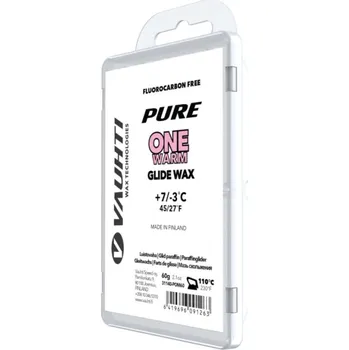 Lyžařský vosk Skluzný vosk Vauhti PURE ONE Warm 60 g (7 / -3 °C)