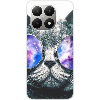 Pouzdro na mobilní telefon Odolné silikonové pouzdro iSaprio - Galaxy Cat - Xiaomi 15T