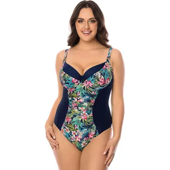 Dámské plavky Jednodílné plavky Vivisence 3108 Barva: Modrá - tmavě, Velikost: 80D