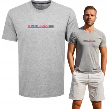 Pánské tričko s kulatý výstřihem Pako Jeans, velikost 3XL