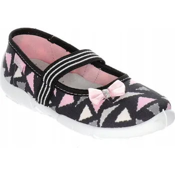 Dívčí bačkory Viggami dětské papuče s gumou Šedé, velikost 30