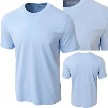 Dámské spodní prádlo Pánská bavlněná trička Premium Světle Modrá Oxford Dárek Logo Ruqalo XXL