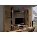 Nábytek do obývacího pokoje Veneti dub lefkas