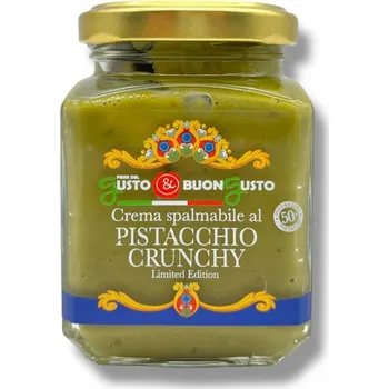 Pistáciový krém Crunchy 200g Sicilská Limitovaná Edice Gusto Buon Gusto