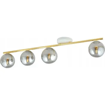 Emibig MONZA 4 WH GRAFIT Stropní Stropní Svítidlo / stropní svítidlo Ocel lakovaná, sklo Bílá