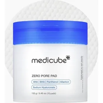 MEDICUBE - ZERO PORE PAD - Čisticí exfoliační tonizační tamponky pro hladší pleť a stažené póry 70 ks