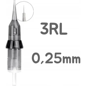 Tetování CARTRIDGE 3RL 0,25MM PERMANENTNÍ MAKEUP N19