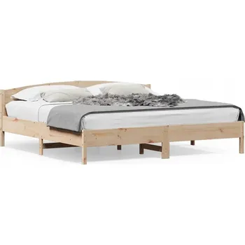 Postel Jednolůžková dřevěná postel VidaXL 60x120 cm, vícebarevná