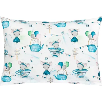 Polštář Polštářek VIOLA - 40x60 cm Myška v hrnečku