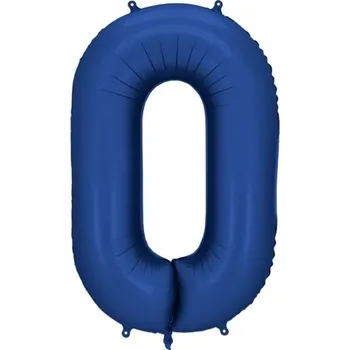 Balónek Fóliový balónek Číslice 0 - Tmavě modrý (Granatowy) - 86 cm