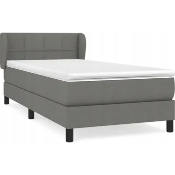 Postel Jednolůžková dřevěná postel VidaXL 80x200 cm, odstíny šedé
