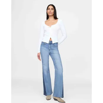 Dámské džíny '70s flare high rise patched GAP 27REG