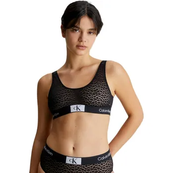 Podprsenka Dámská podprsenka CALVIN KLEIN-UNLINED BRALETTE-000QF7233E-UB1-Black Černá XS