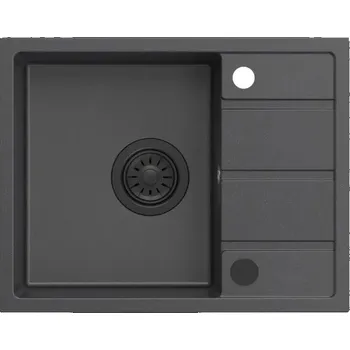 Granitový dřez QUADRON PIXO / ČERNÁ