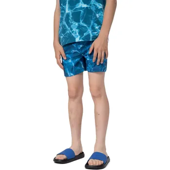 vybavení na pláž Chlapecké plavky 4F JUNIOR-BOARD SHORTS M046-95A-MULTICOLOUR 5 ALLOVER Mix 134/140