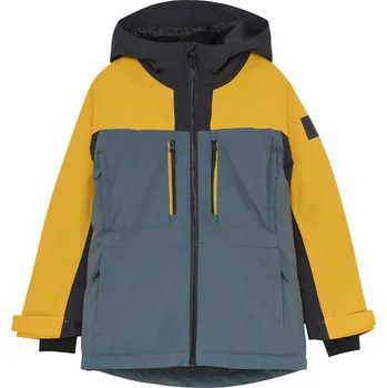Chlapecká lyžařská bunda COLOR KIDS-Jr. Ski Jacket - Colorbl.-7842-Stormy Weather Šedá 164