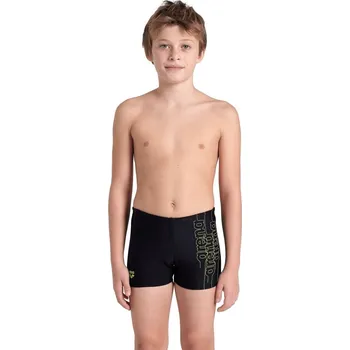 Pánské plavky Juniorské plavecké boxerky ARENA-SWIM SHORT GRAPHIC I Černá 128