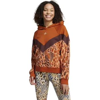 Dámská mikina Dámská mikina s kapucí ADIDAS-FARM HOODIE-IV9739-Orange Oranžová M